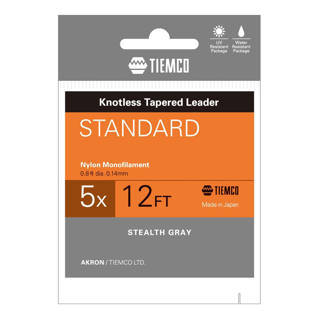 Tiemco STANDARD Leader 12Ft