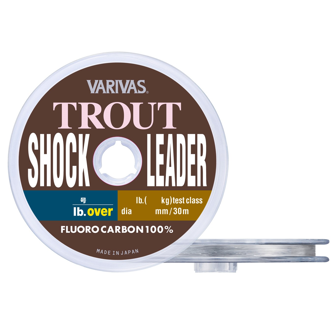 VARIVAS TROUT SHOCK Leader FLUORO 0,12 (2lb) 30m - Bas de lignes (acier